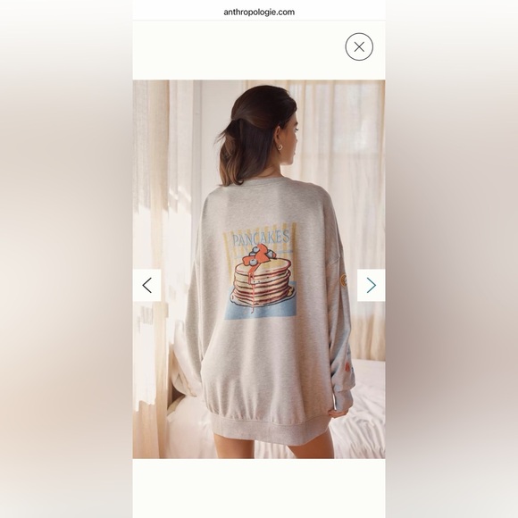 Anthropologie Gray Sweater with Colorful Embroidery - Picture 7 of 8